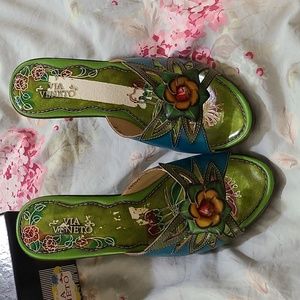 Unique Via Veneto Wedge sandal Heels